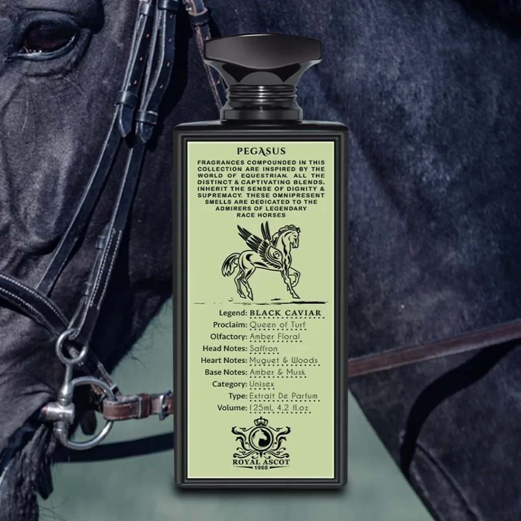 blackcaviar perfume bottle with nice background