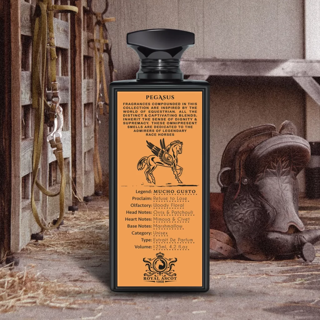 muchogusto perfume with nice background